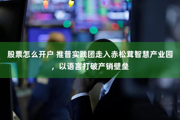 股票怎么开户 推普实践团走入赤松茸智慧产业园，以语言打破产销壁垒
